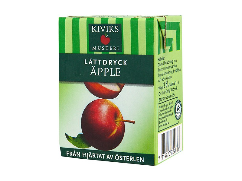 Kiviks Äpple, 200ml, Frischer Apfel, ein Traum, 1:4 verdünnt auf 1 Liter Fertiggetränk.