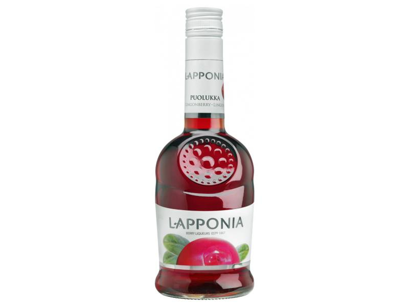 Lapponia Puolukka Lingonberry 500ml, etwas ganz Besonderes, ein Likör aus dem Saft von Preiselbeeren nordischer Wälder.