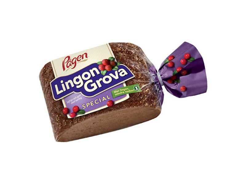 Pågen LingonGrova Special 500g, Vollkorn, Roggen, Sauerteig und Cranberry machen LingonGrova zu einem Brot mit der perfekten Mischung.