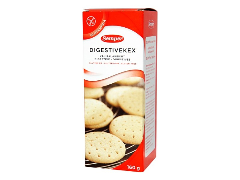 Semper Digestivekex 160g, Gute glutenfreie Kekse die auch noch die Verdauung fördern.