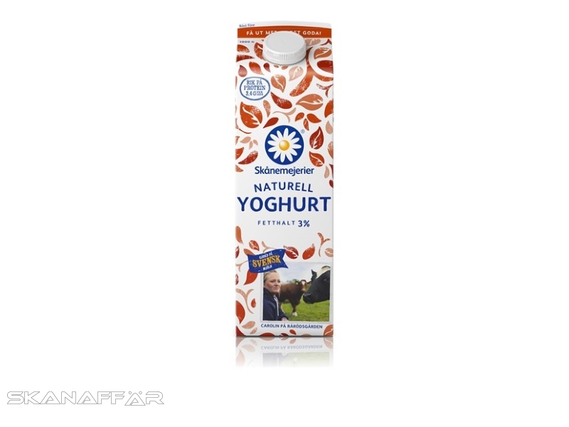 Skånemejerier Naturell Yoghurt 3% 1000ml