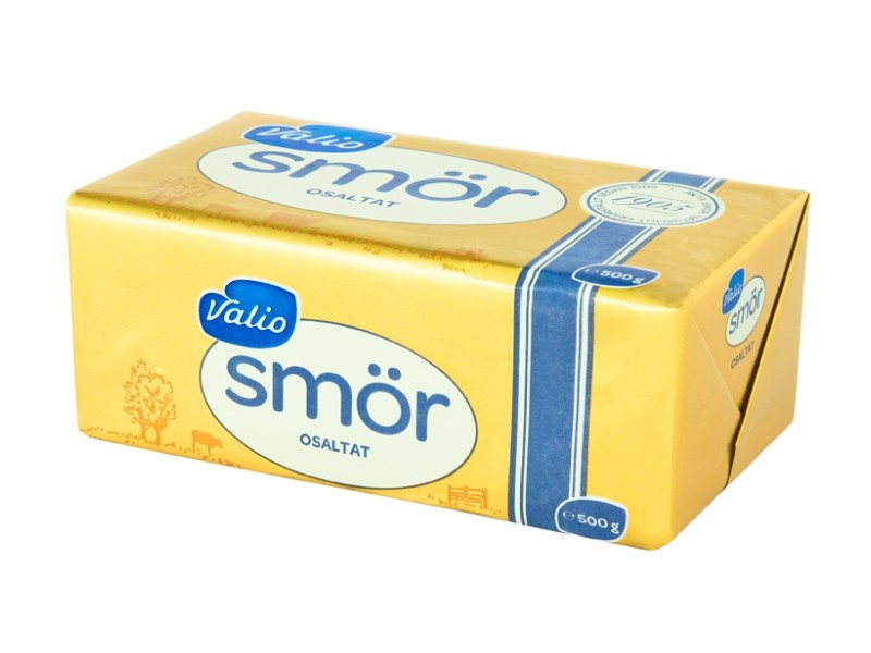 Valio Smör osaltat, 500g, Eine echte Butter aus Sahne riecht und schmeckt wie echte Butter sein sollte.