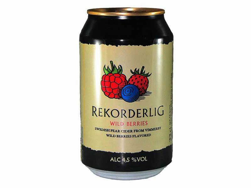 Rekorderlig Wildberries Cider 4x330ml, 4,5% vol,herrlich erfrischend, fruchtig.