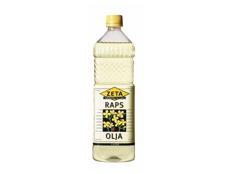 Zeta, Rapsolja 1000ml, Rapsöl wird raffiniert, da es einige Vorteile bietet. Es verträgt Wärme besser als ein kaltgepresstes Rapsöl und es riecht erhitzt weniger.
